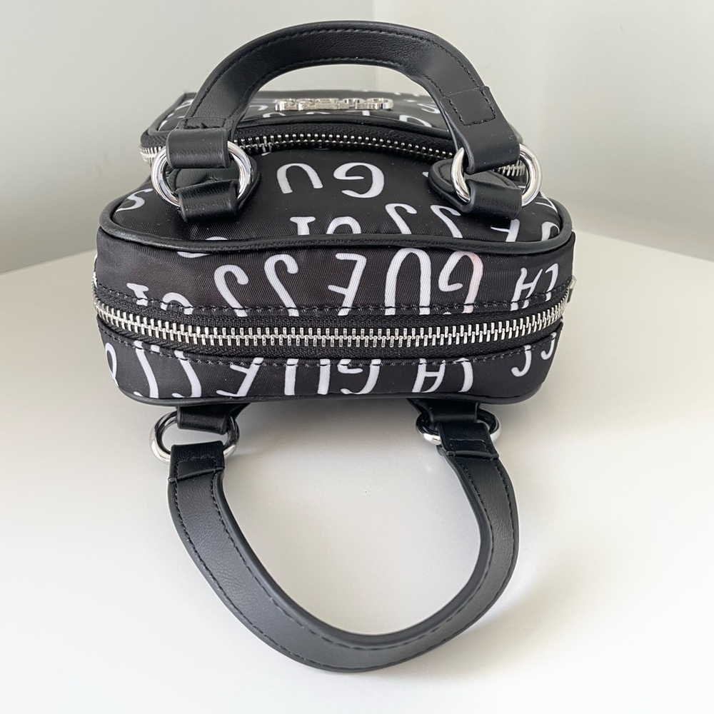 GUESS Black and White Mini Crossbody Bag - Picture 6 of 10